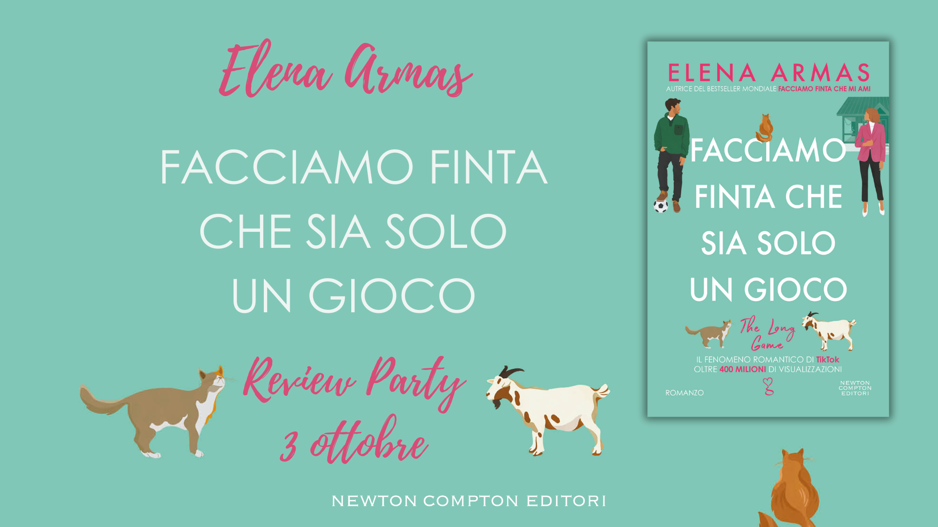 Review Tour “Facciamo finta che sia solo un gioco” di Elena Armas