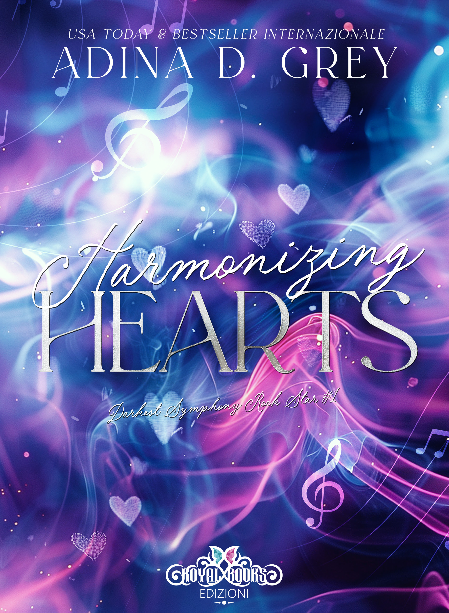 Segnalazione di uscita “Harmonizing hearts – Darkest Symphony Rock Star Vol.1” di Adina D. Grey