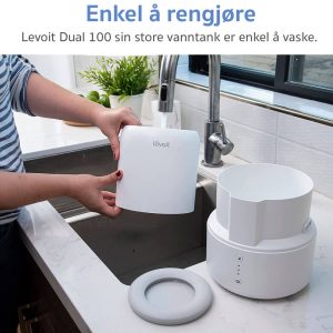 Levoit dual 100 rengjøring