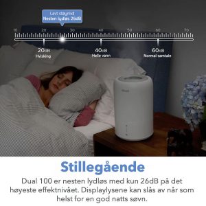 Luftfukter dual 100 stillegående