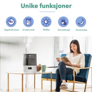 Luftfukter Classic smart 300 unike funksjoner