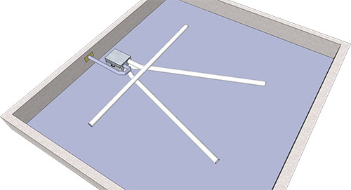 Smart avfuktningsfördelning i öppen större krypgrund Smart avfuktningsfördelning i öppen större krypgrund
