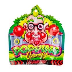 Dr Sour Popping Candy Strawberry 15g