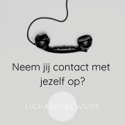 neem jij contact met jezelf op