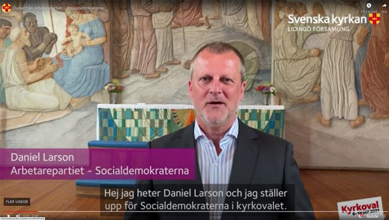 Kyrkovalet i Lidingö: Arbetarepartiet – Socialdemokraterna