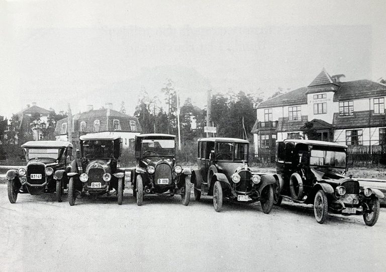 En bild berättar: Taxi på Lidingö