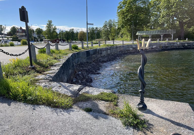 Neptunigaffel utplacerad i Brevik