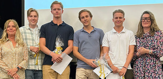 Årets unga företagare på Hersby gymnasium prisade