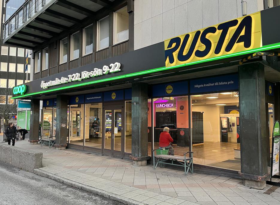 Rusta flyttar in i Coops gamla lokaler – Lidingö Nyheter