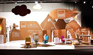 Wow, wie schön: So sah der Moll-Stand auf der vergangenen imm Cologne aus.