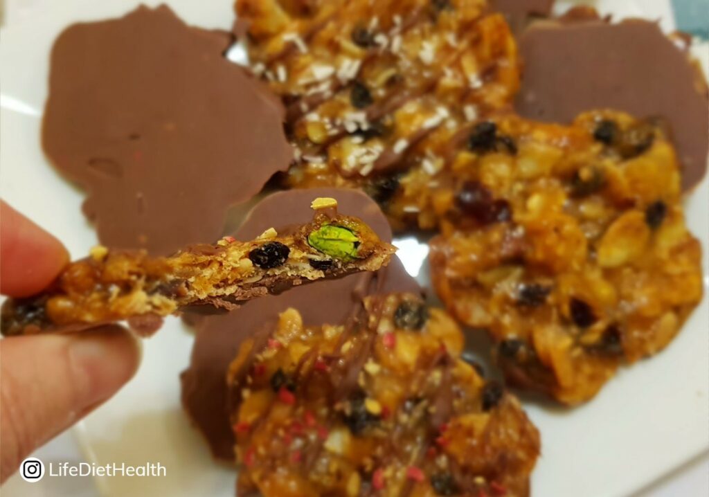 Close up of inside of a florentine