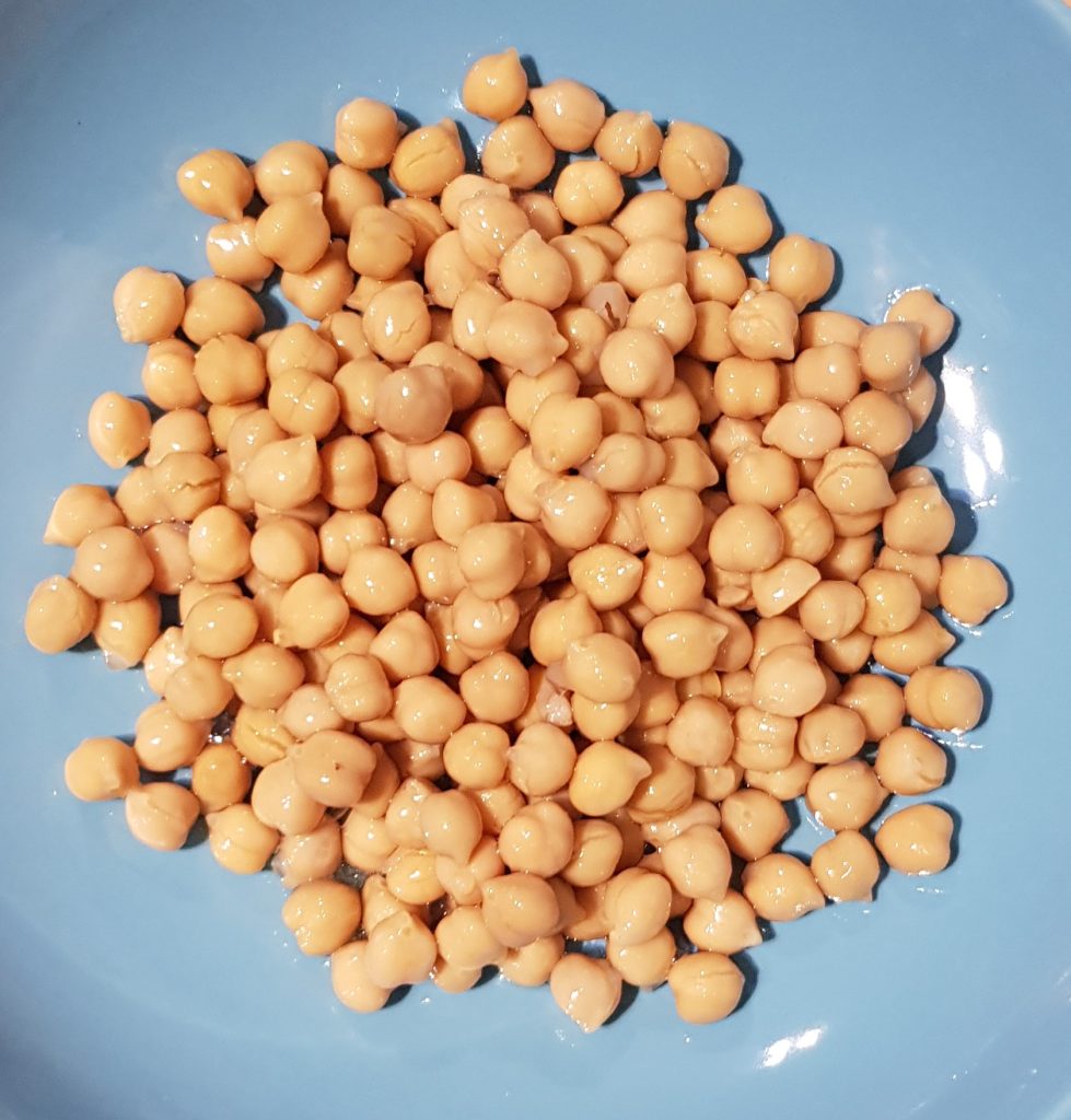 chickpeas on a plate