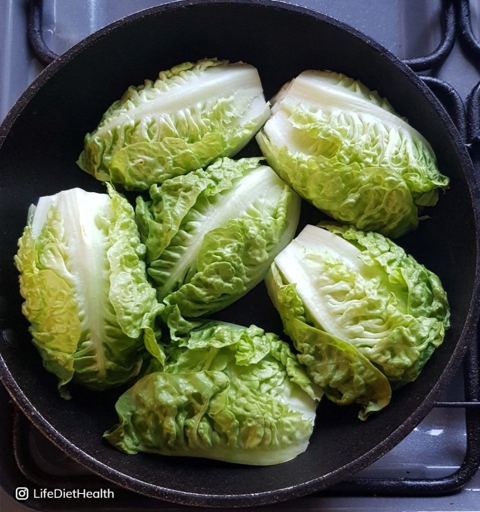 lettuces cooking