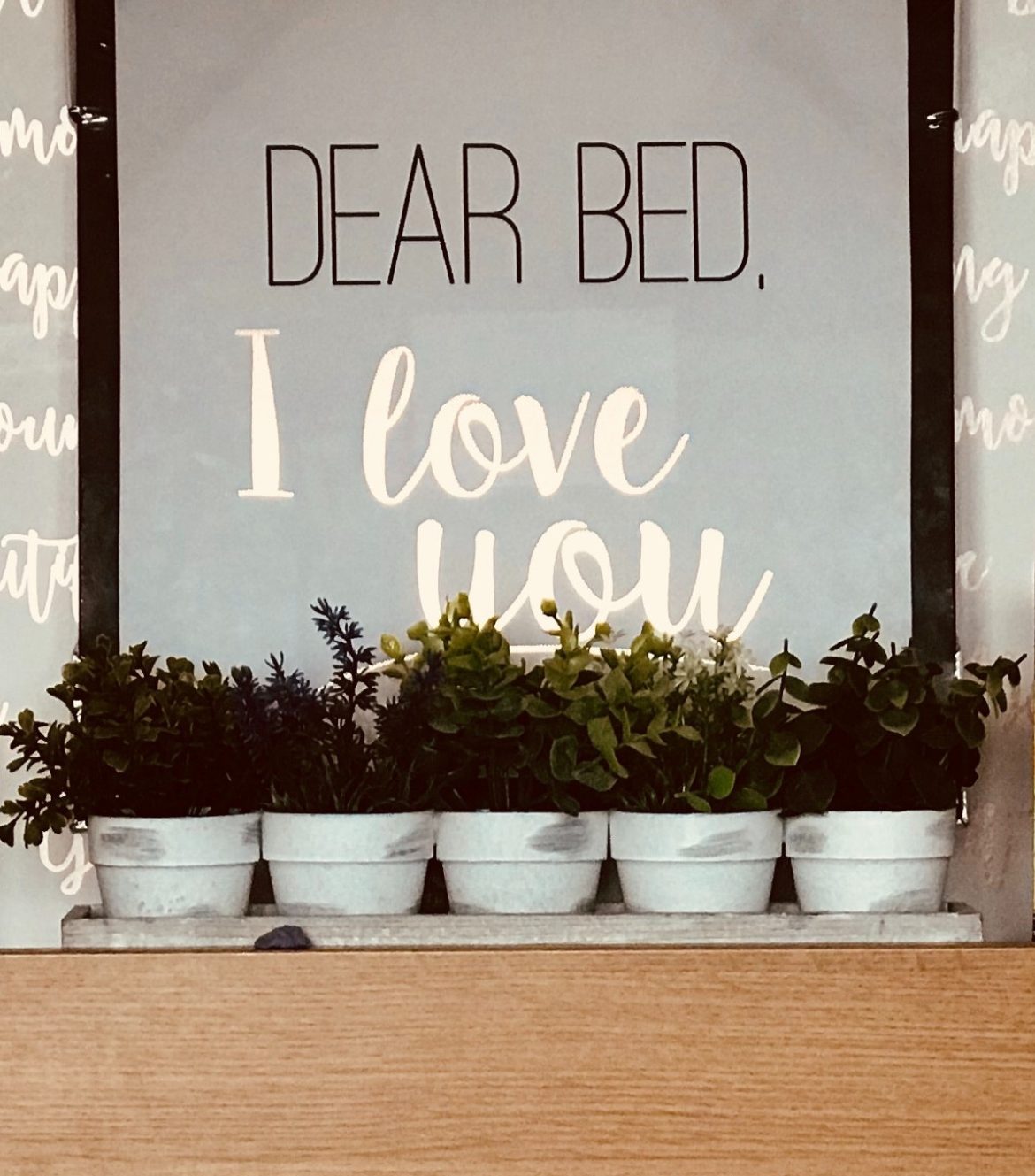 dear bed i love you