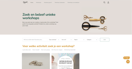 Leuke ervaringen en gebruiksgemak staan centraal bij Spot Workshops