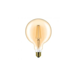LED Filament Globe G120 8W 822, 630 lumen, E27 dæmp Guld (A+)