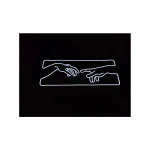 LED NEON SKILT POINTING HANDS