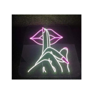 LED NEON SKILT SSSHHHH BE QUIET