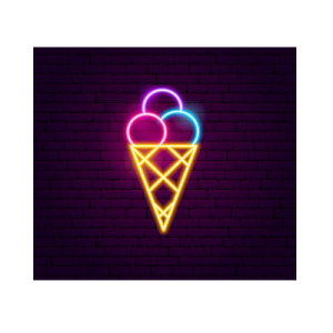 LED NEON SKILT ISVAFFEL