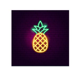 LED NEON SKILT ANANAS