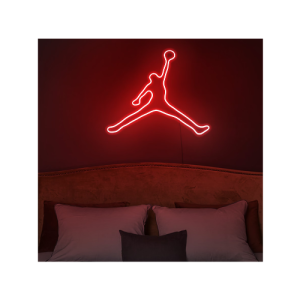 LED NEON SKILT JORDAN RØD