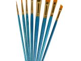 Brush Set-Gold Taklon (8 pc)