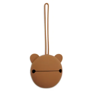 Étui à Sucette en Silicone Caramel - Jollein