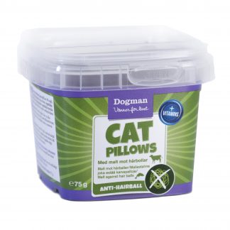 DOGMAN Cat Pillows anti-hårboll 75g