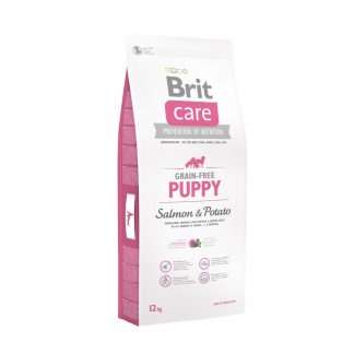 Brit Care Grain-free Puppy Salmon & Potato 12 kg - spannmålsfritt helfoder med lax och potatis för valpar