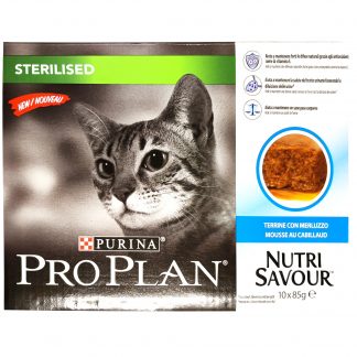 PURINA PRO PLAN Sterilised Cat Cod 10-pack