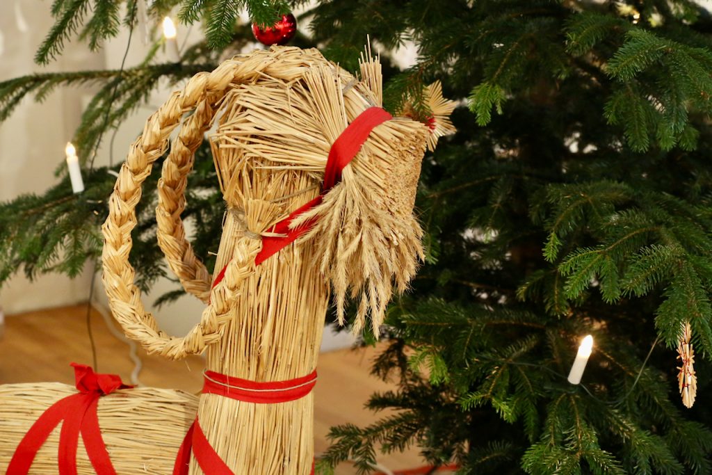 Close up of a Yule goat. Photo by Mihaela Limberea