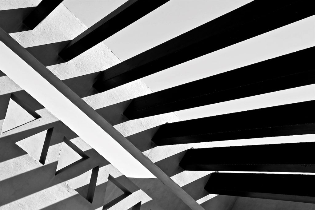 Black and white abstract photo