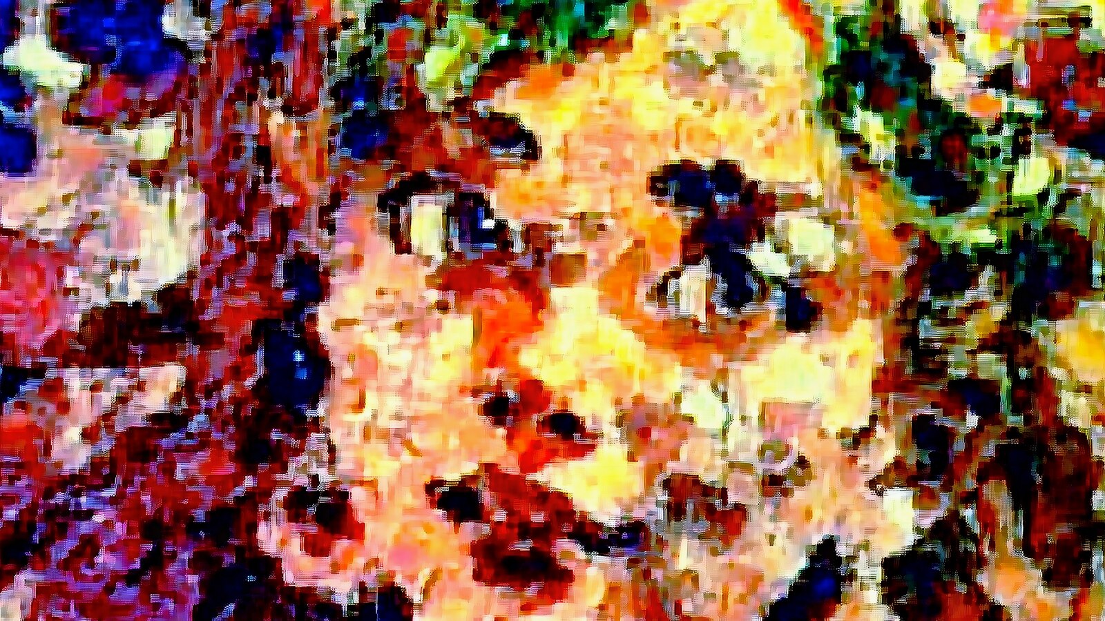 Vibrant portrait created using ComfyUI’s Style Transfer V2, showcasing neural style techniques to produce abstract, colorful textures.