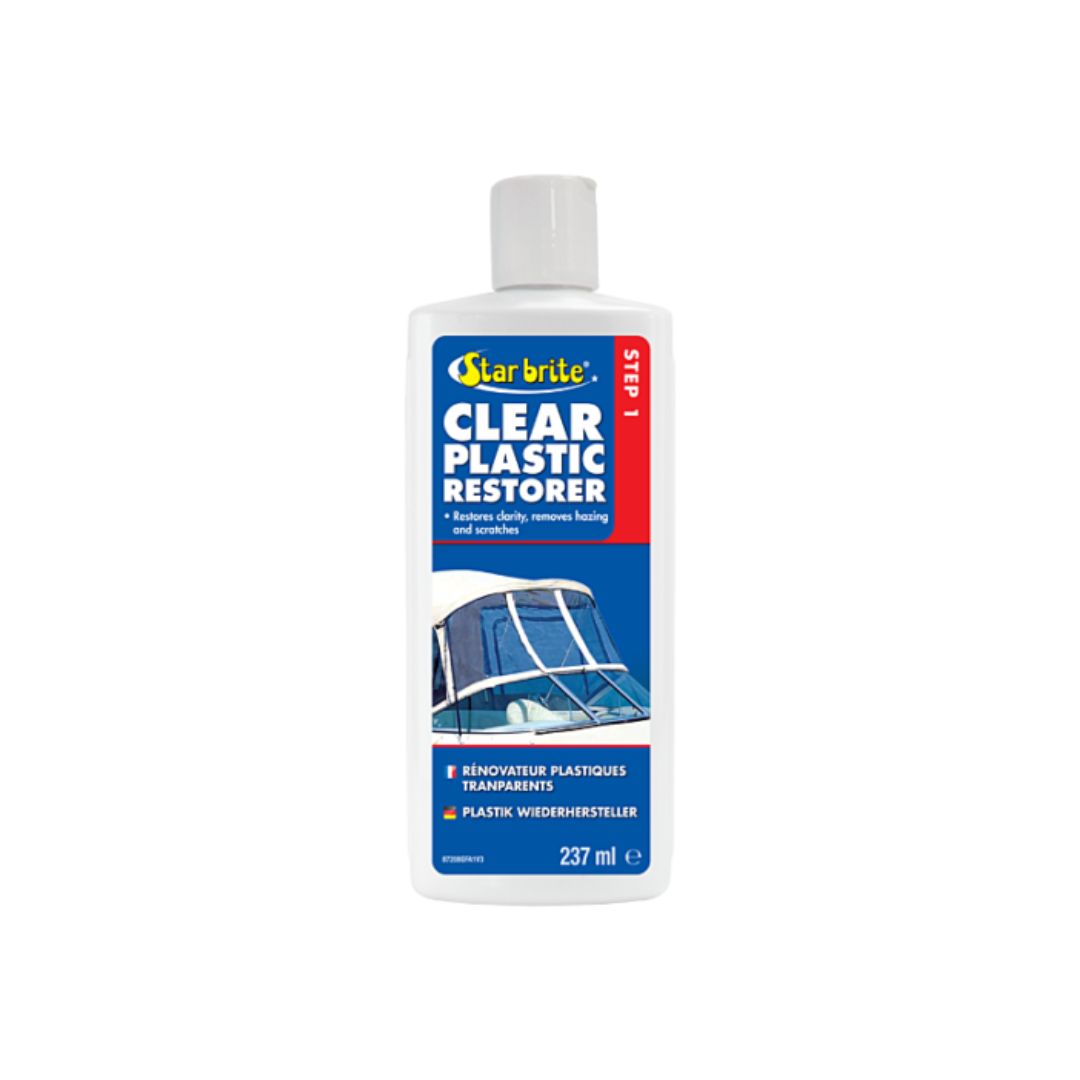 Star brite Clear Plastic Restorer Maintenance Caravan Boat Fishing Yacht Outboard