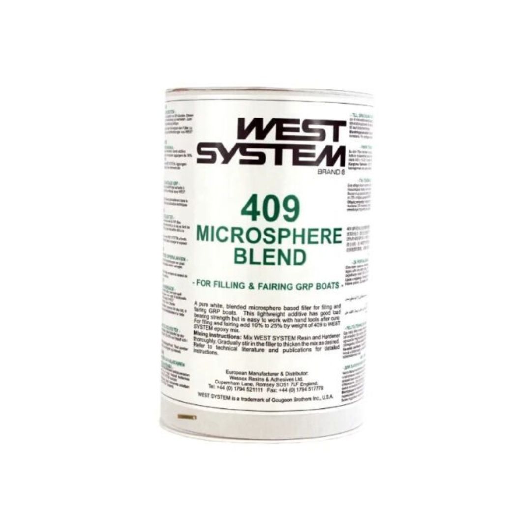 West System 409 White Microsphere Blend For Filling & Fairing GRP Boats Marine