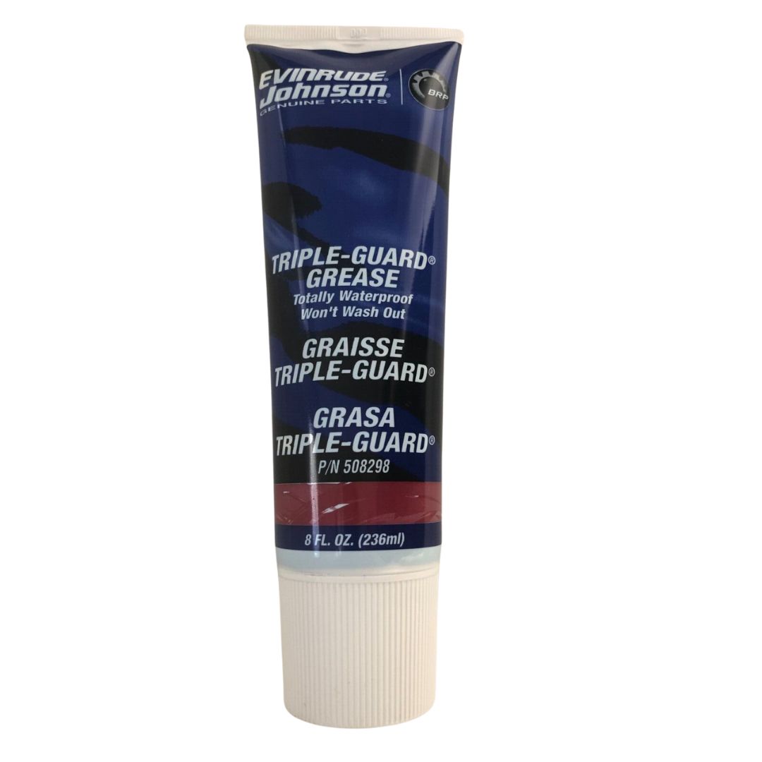 Evinrude Johnson Outboard Triple Guard Grease 8oz tube. P/N: 508298