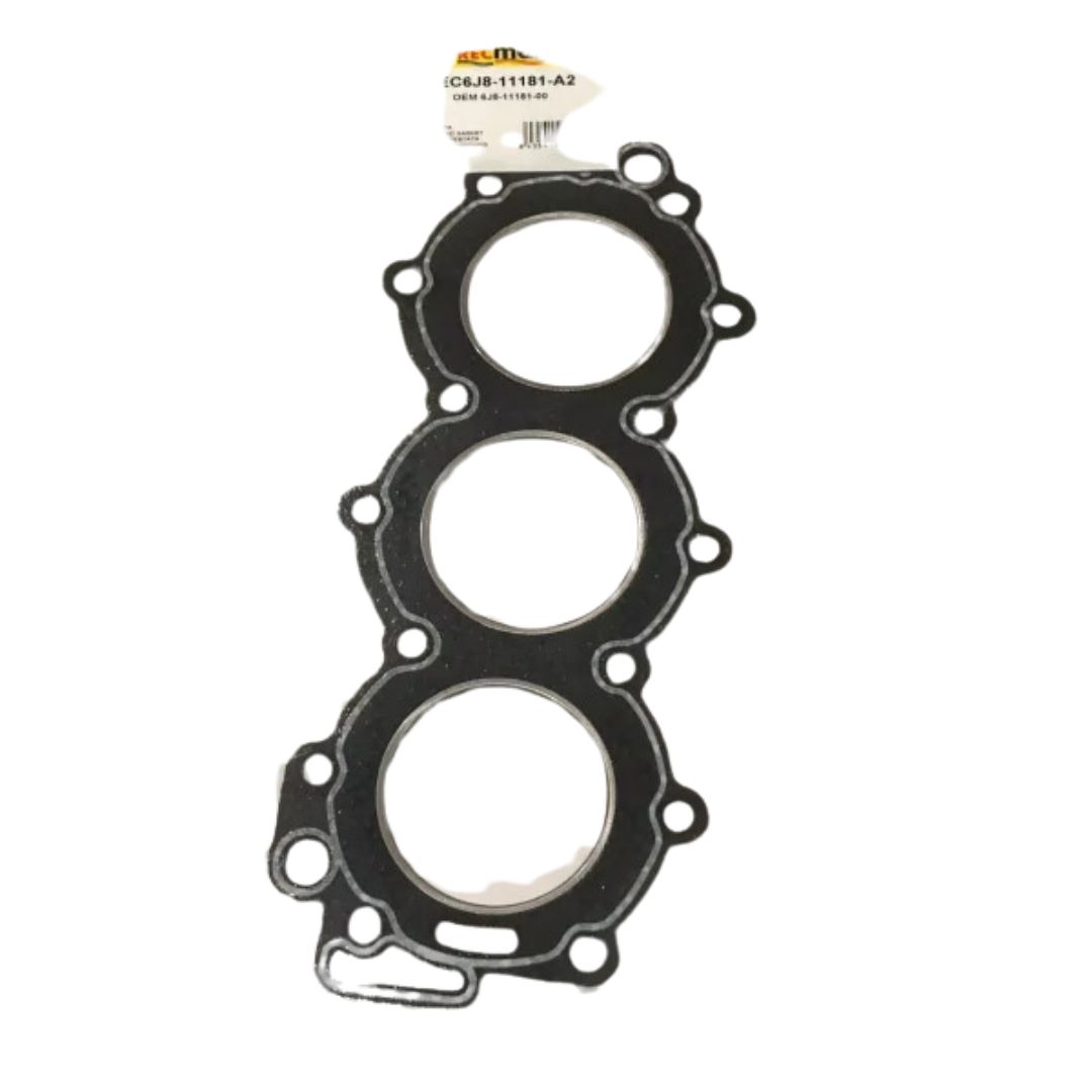 Yamaha Cylinder Head Gasket 25HP 30HP 3 Cylinder Two Stroke. P/N: 6J8-11181-A2