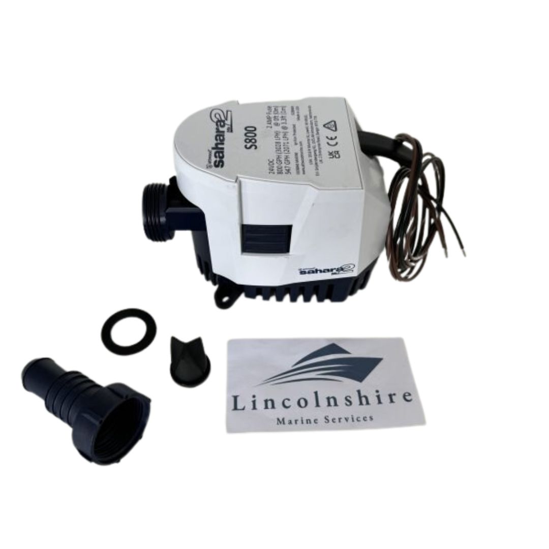 Attwood Sahara Mk2 S800 12V 800GPH Automatic Boat Bilge Pump S750 With 0° Outlet