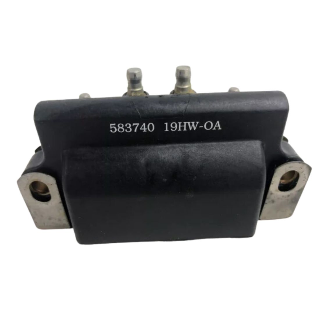 Evinrude Johnson USED Outboard Dual 4HP 6HP 8HP 9.9HP 15HP 40HP 50HP 115HP Ignition Coil. P/N: 583740