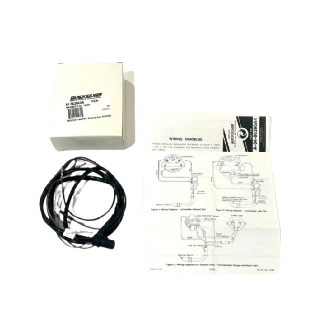 Genuine Mercury Mariner Outboard Gauge Harness Loom Analog Instruments Tacho. P/N: 84-86396A8