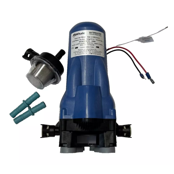 Whale FP0814 Pump UV0814 & 12MM Fitting WU1282 Water 30psi 12V.