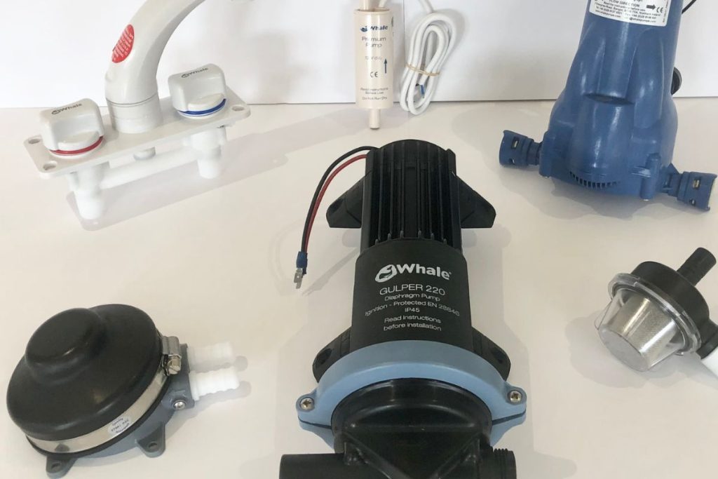 Whale Pumps and Shower Taps for Boats