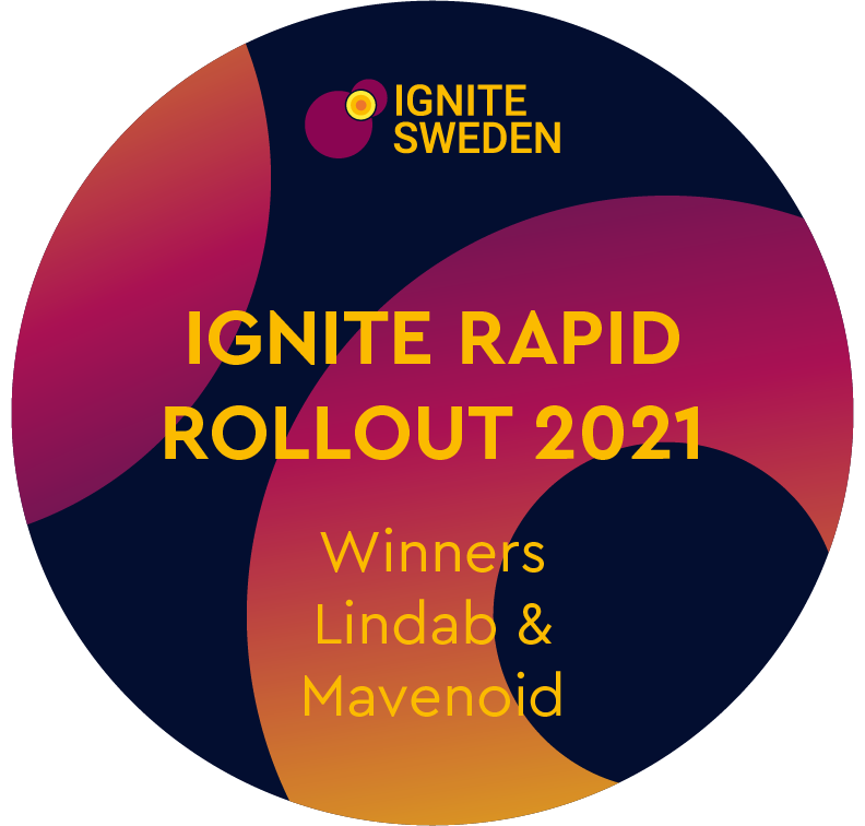 Lindab vinner pris på Ignite Awards.