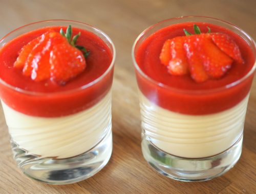 pannacotta med hvit sjokolade