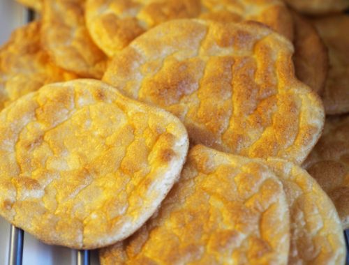 Cloud bread, ferdig stekte og klar til å nytes