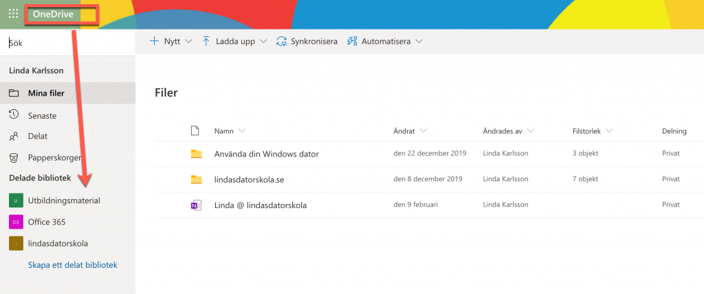 Sharepoint i OneDrive