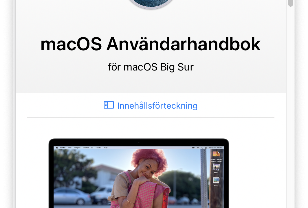 Manualen till macOS