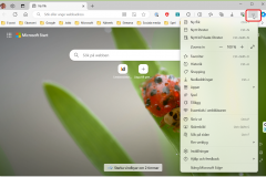 Menyer i Microsoft Edge
