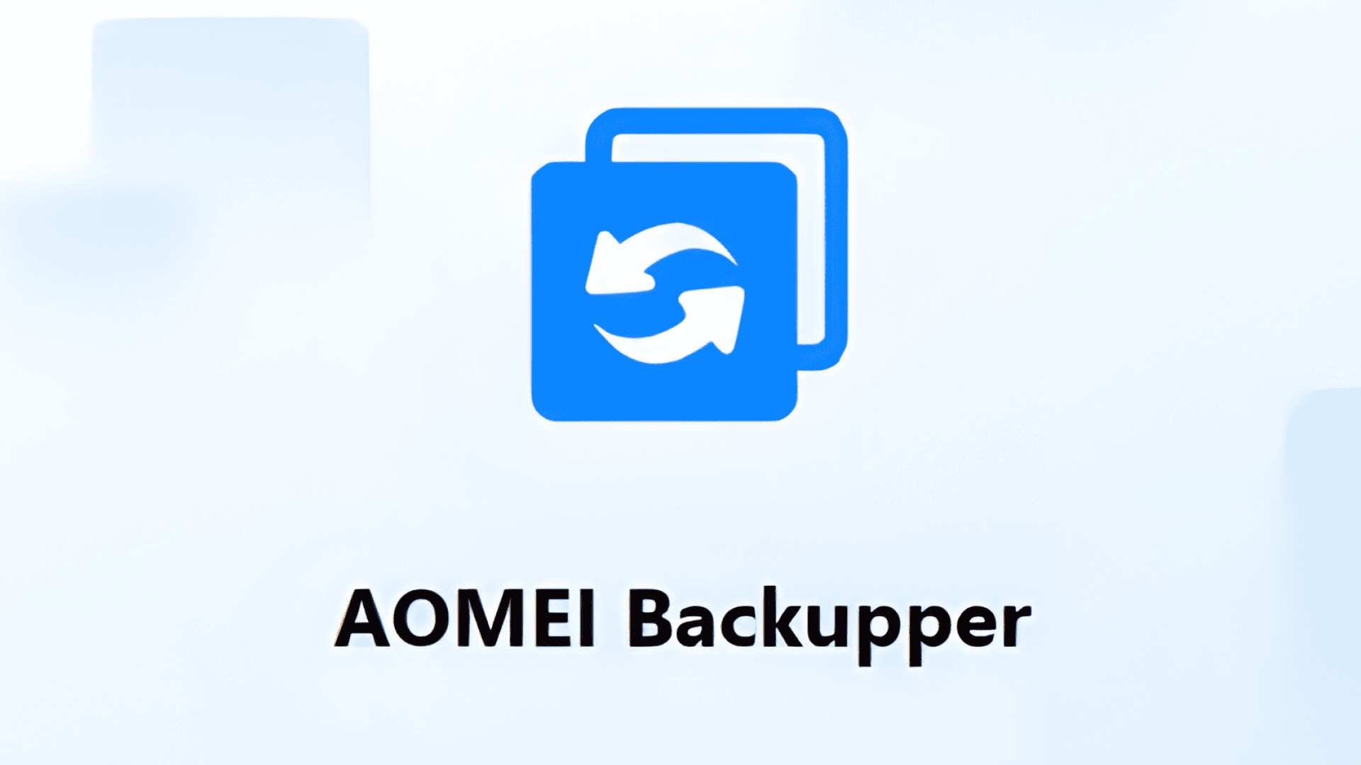 Backup-Symbol in blauer Farbe, repräsentiert Datenwiederherstellung und Datensicherung.