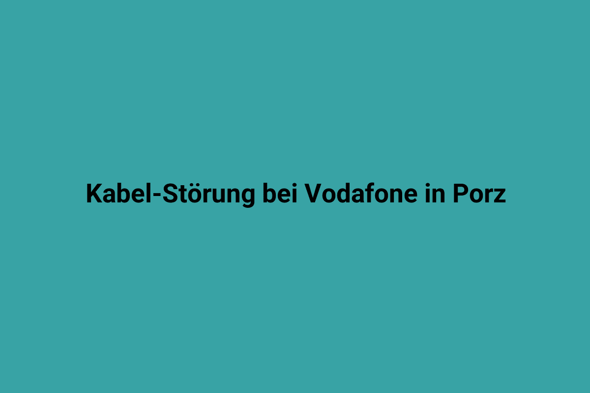 Stromkabel und Netzwerkstecker, technische Ausstattung, moderner Elektronikanschluss, hochwertige Verkabelung, Kabelstörung bei Vodafone in Porz.